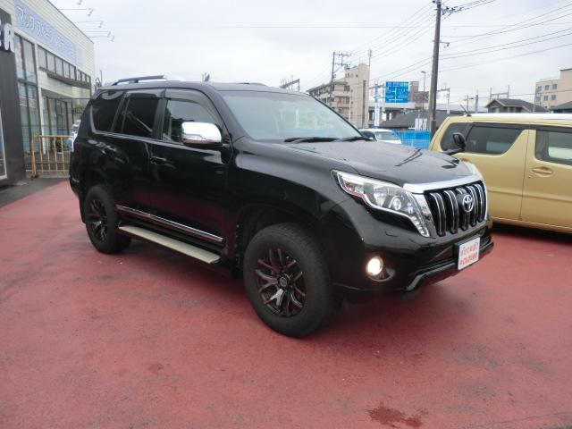 ランドクルーザープラド ＴＸ　アルジェントクロス　／４ＷＤ／サンルーフ／５人乗／純正ナビ／フルセグＴＶ／Ｂｌｕｅｔｏｏｔｈ／バックカメラ／ＥＴＣ／プッシュスタート／専用ホイール有（4枚目）