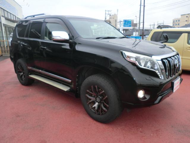 ランドクルーザープラド ＴＸ　アルジェントクロス　／４ＷＤ／サンルーフ／５人乗／純正ナビ／フルセグＴＶ／Ｂｌｕｅｔｏｏｔｈ／バックカメラ／ＥＴＣ／プッシュスタート／専用ホイール有（5枚目）