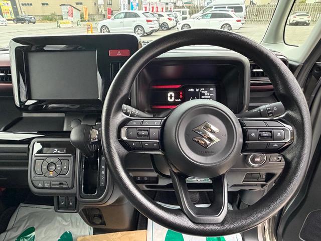 スペーシアカスタム ハイブリッドＧＳ　４ＷＤ　パワステ　スマートキー　シートヒーター　ベンチシート　衝突軽減システム　レーンアシスト　アルミホイール　両側スライドドア（3枚目）