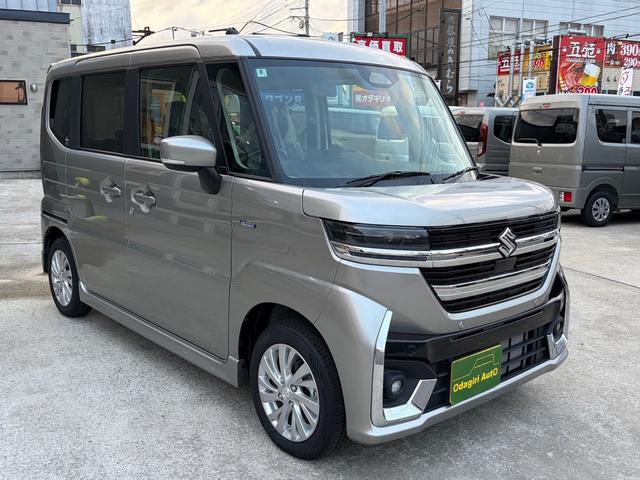 スペーシアカスタム ハイブリッドＧＳ　４ＷＤ　パワステ　スマートキー　シートヒーター　ベンチシート　衝突軽減システム　レーンアシスト　アルミホイール　両側スライドドア（44枚目）