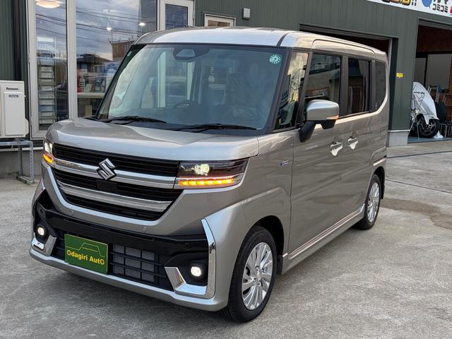 スペーシアカスタム ハイブリッドＧＳ　４ＷＤ　パワステ　スマートキー　シートヒーター　ベンチシート　衝突軽減システム　レーンアシスト　アルミホイール　両側スライドドア（46枚目）