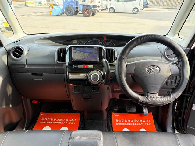 タント カスタムL ナビ TV Bluetooth接続 寒冷地仕様 盗難防止システム 衝突安全ボディ 片側スライドドア 純正アルミホイール ベンチシート パワステ ABS(2枚目)