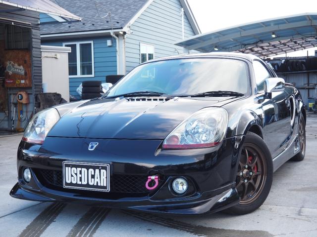 MR-S Vエディション 車検令和8年6月 車高調 ガルウィング ハードトップ ロールバー エアロ ブラウンレザーシート(2枚目)