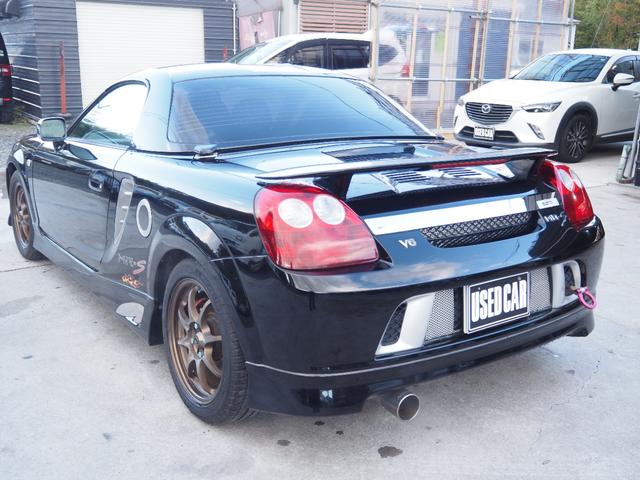 MR-S Vエディション 車検令和8年6月 車高調 ガルウィング ハードトップ ロールバー エアロ ブラウンレザーシート(7枚目)