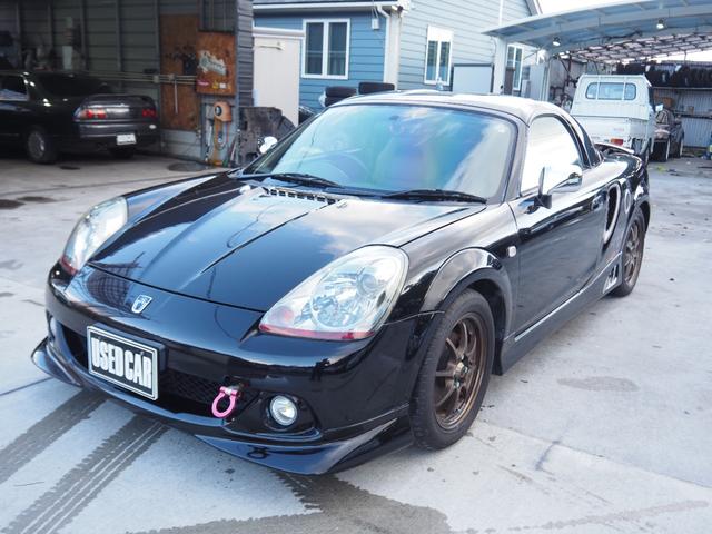 MR-S Vエディション 車検令和8年6月 車高調 ガルウィング ハードトップ ロールバー エアロ ブラウンレザーシート(9枚目)