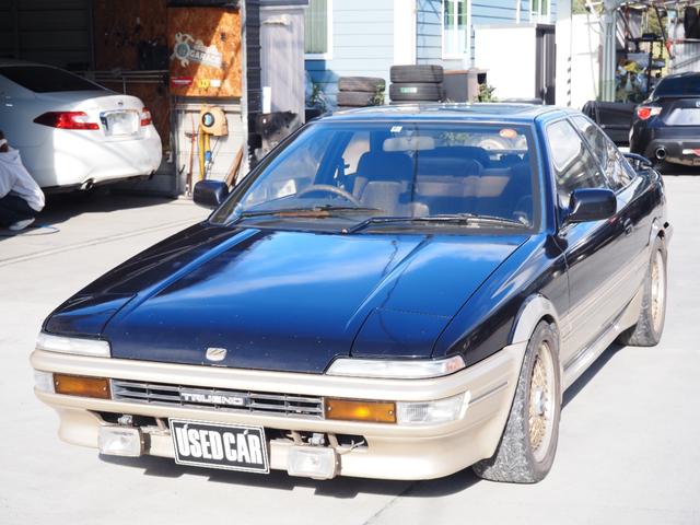 スプリンタートレノ GT APEX 車検整備付き 5MT BBS15インチAW 社外マフラー 社外エアクリ リトラクタブルライト(3枚目)