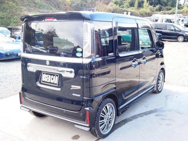 スペーシアカスタム ハイブリッドXSターボ 車検整備付き 1年保証 ナビ TV 全方位カメラ Bluetooth 両側パワスラ ETC シートヒーター クルコン 社外16インチAW(5枚目)