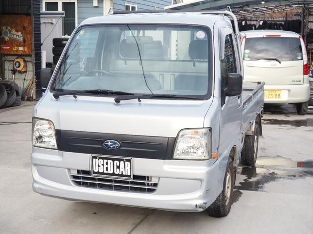 サンバートラック ＴＣ　車検整備付き　４ＷＤ　オートマ　パワステ　エアコン（3枚目）