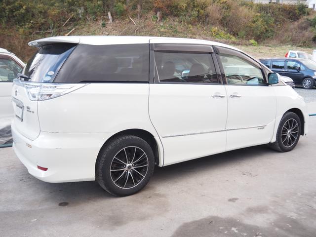 エスティマハイブリッド Ｇ　車検令和９年２月　１年保証　ナビ　地デジ　フリップダウンモニター　両側パワスラ　プッシュスタート（5枚目）