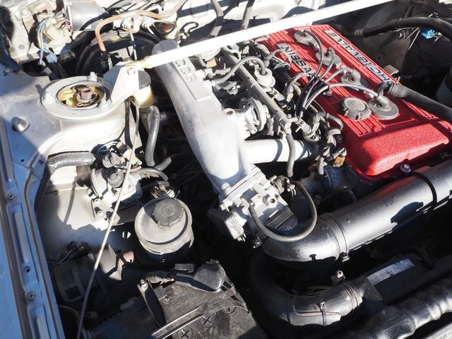 スカイライン 　車検整備付き　５ＭＴ　Ｆ・Ｓ・Ｒエアロ　社外ウッドハンドル　４点式ロールバー　ＨＯＳＨＩＮＯＲＡＣＩＮＧホイール　ローダウン　社外マフラー　Ｒウィング（ゲタ羽）（40枚目）