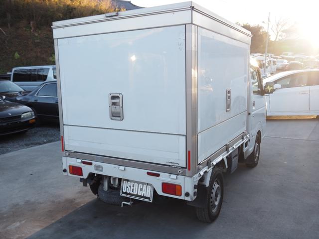 キャリイトラック 車検整備付き 移動販売車 4WD オートマ 2温度帯 -5度・-30度から+30度設定 手洗いシンク 販売ショーケース キーレス ETC インバーター 外部電源用ケーブル(5枚目)