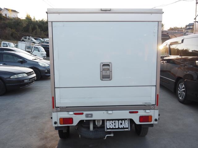 キャリイトラック 車検整備付き 移動販売車 4WD オートマ 2温度帯 -5度・-30度から+30度設定 手洗いシンク 販売ショーケース キーレス ETC インバーター 外部電源用ケーブル(6枚目)