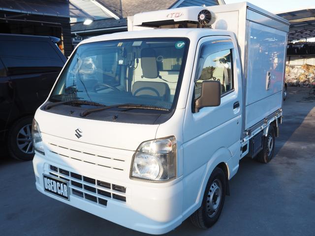 キャリイトラック 車検整備付き 移動販売車 4WD オートマ 2温度帯 -5度・-30度から+30度設定 手洗いシンク 販売ショーケース キーレス ETC インバーター 外部電源用ケーブル(9枚目)