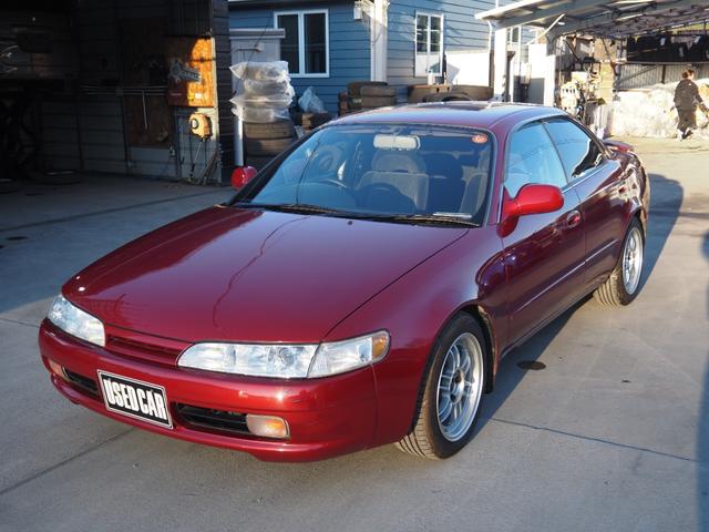 カローラセレス 　車検整備付き　５ＭＴ　エアコン　ローダウン　社外エアクリ（3枚目）