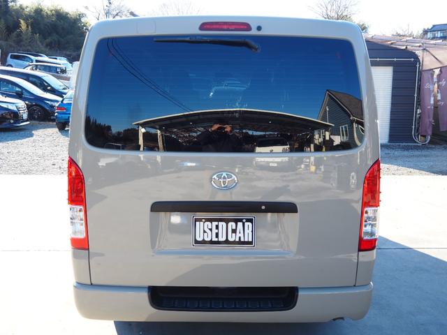 ハイエースバン ロングDX 4WD 車検整備付き 軽油 後期仕様 社外ナビ テレビ Bluetooth音楽 バンパーガード 社外テール メッキパーツ キーレス ETC オールペン(ジープPUA色) LEDライト 電動格納ミラー(6枚目)