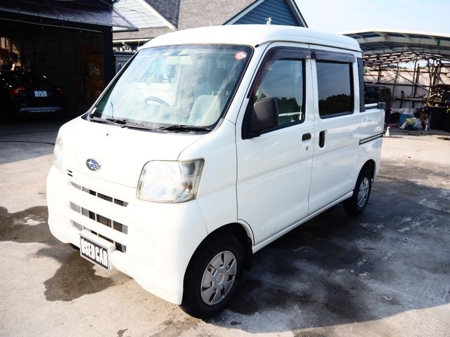 サンバーバン オープンデッキ　１年保証　車検整備付き　５ＭＴ　４ＷＤ　ハイゼットデッキバンＯＥＭ（8枚目）