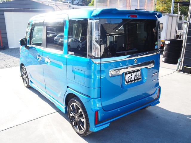 スペーシアカスタム ハイブリッドXSターボ 車検R8年12月 1年保証 4WD ナビ TV バックカメラ Bluetooth ETC 両側パワスラ クルコン シートヒーター デュアルブレーキサポート スマートキー×2(5枚目)