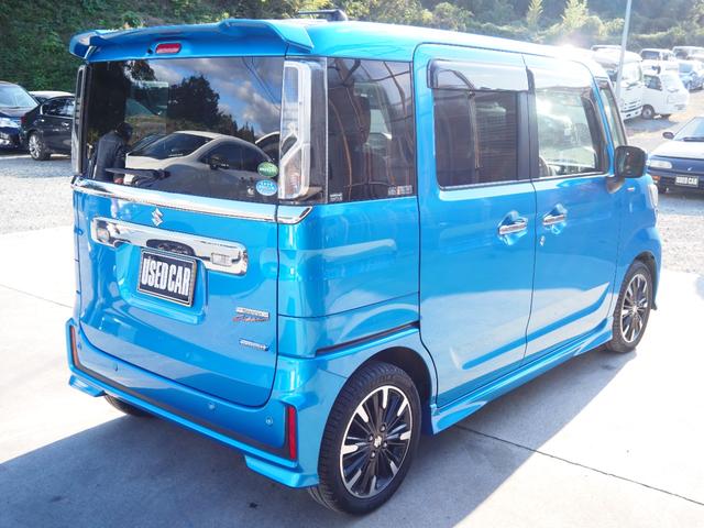 スペーシアカスタム ハイブリッドXSターボ 車検R8年12月 1年保証 4WD ナビ TV バックカメラ Bluetooth ETC 両側パワスラ クルコン シートヒーター デュアルブレーキサポート スマートキー×2(7枚目)