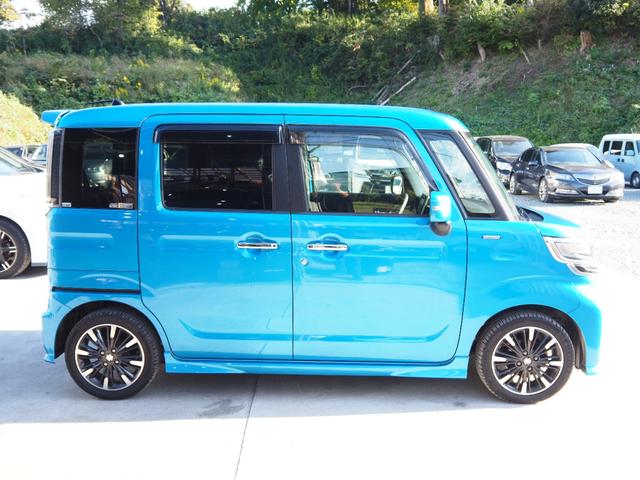 スペーシアカスタム ハイブリッドXSターボ 車検R8年12月 1年保証 4WD ナビ TV バックカメラ Bluetooth ETC 両側パワスラ クルコン シートヒーター デュアルブレーキサポート スマートキー×2(8枚目)
