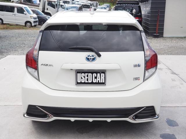 アクア G G’s 1年保証 車検整備付き ナビ テレビ ハーフレザーシート ETC オートエアコン プッシュスタート(6枚目)