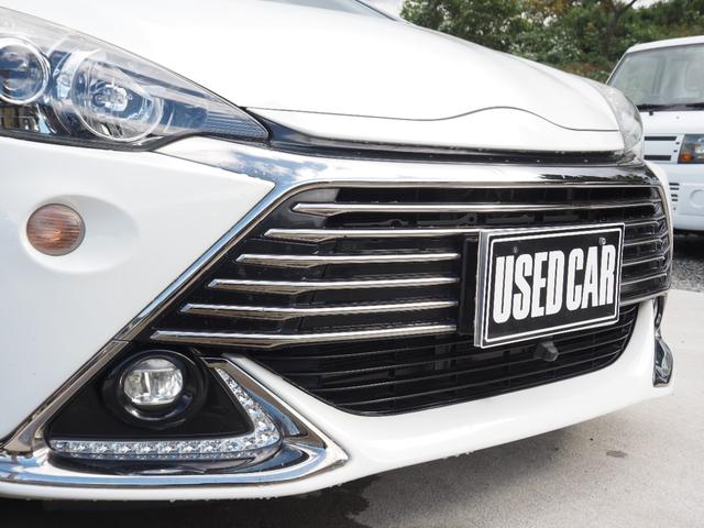 アクア G G’s 1年保証 車検整備付き ナビ テレビ ハーフレザーシート ETC オートエアコン プッシュスタート(13枚目)