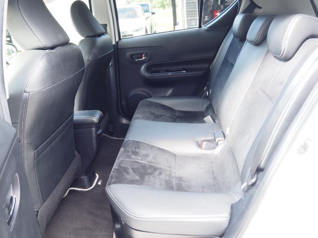 アクア G G’s 1年保証 車検整備付き ナビ テレビ ハーフレザーシート ETC オートエアコン プッシュスタート(23枚目)