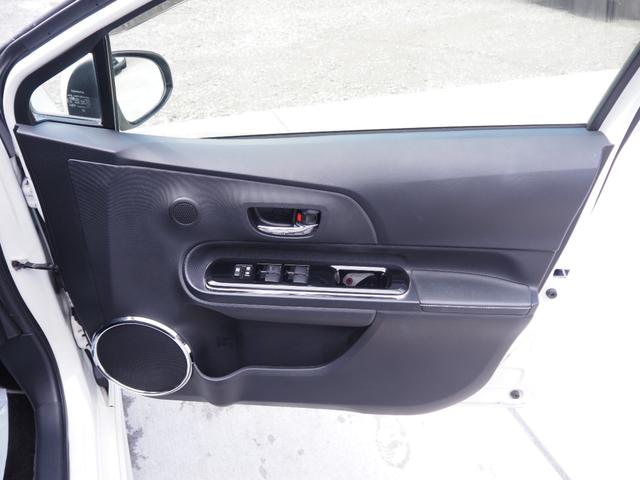 アクア G G’s 1年保証 車検整備付き ナビ テレビ ハーフレザーシート ETC オートエアコン プッシュスタート(27枚目)