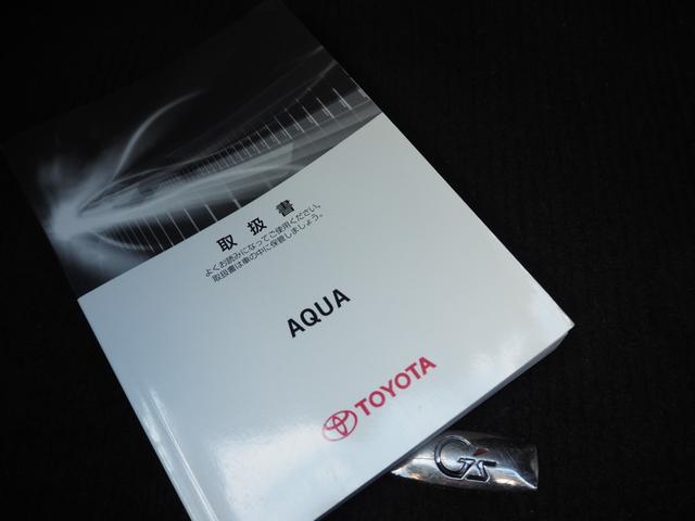 アクア G G’s 1年保証 車検整備付き ナビ テレビ ハーフレザーシート ETC オートエアコン プッシュスタート(43枚目)