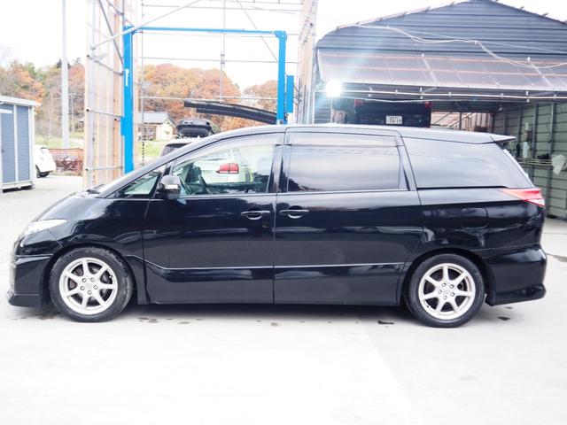 エスティマ アエラス　車検整備付き　４ＷＤ　両側パワスラ　ナビ　地デジ　オートエアコン（4枚目）