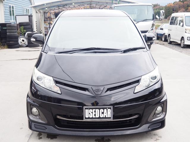 エスティマ アエラス　車検整備付き　４ＷＤ　両側パワスラ　ナビ　地デジ　オートエアコン（10枚目）