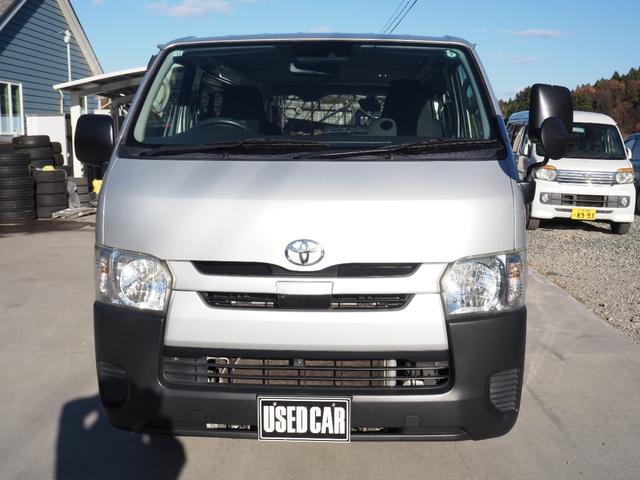 ハイエースバン ロングＤＸ　車検整備付き　４ＷＤ　ディーゼル　ナビ　バックカメラ　ＥＴＣ　Ｂｌｕｅｔｏｏｔｈ音楽　乗車定員６名　タイミングチェーンエンジン（9枚目）