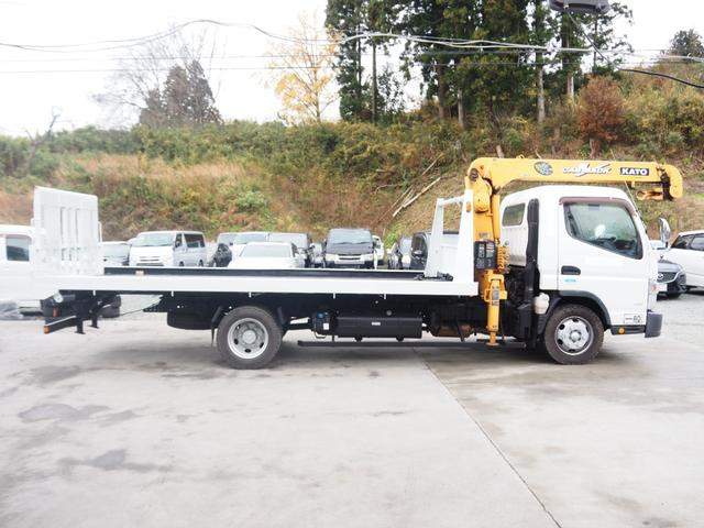 キャンター 　車検令和８年１１月　ラジコン　クレーン付き積載車　積載量３２００ｋｇ　３段クレーンフックイン　ローダー　ウィンチ　クレーン２９３０ｋｇ吊　５ＭＴ　ディーゼル（12枚目）
