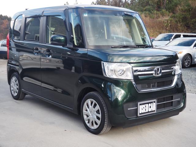 N-BOX L 車検R9年3月 1年保証 記録簿 ナビ TV Bluetooth 前席シートヒーター クルコン 左側パワスラ スマートキー×2(3枚目)