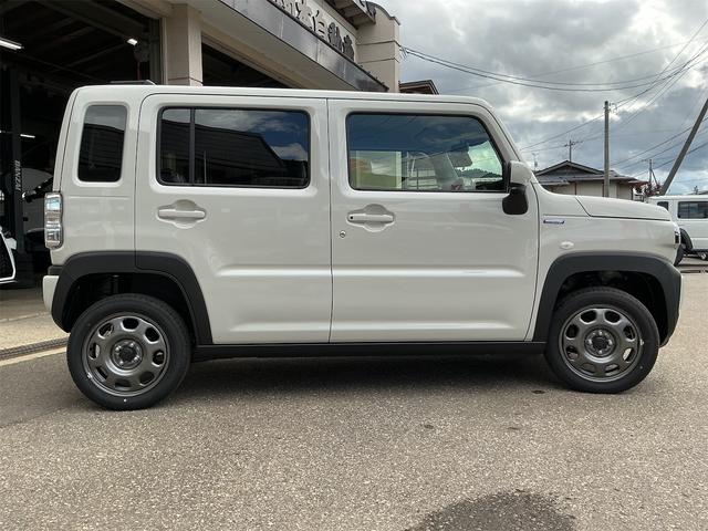 ハスラー ハイブリッドＧターボ　４ＷＤ　スズキセーフティサポート　レーダークルーズ　ＬＥＤヘッドライト　スマートキー２個　Ｆ左右シートヒーター　ミラーヒーター　リアソナー　ヒルディセントコントロール　スノーモード　届出済未使用車（4枚目）