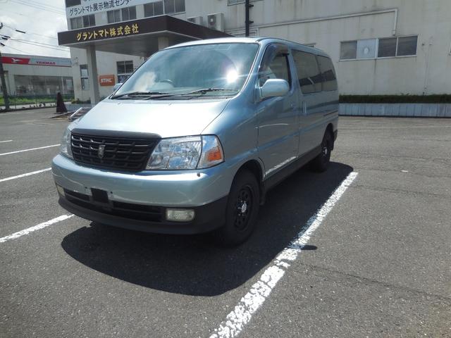 トヨタ グランドハイエースｇ オールペン ３ ０ｌディーゼル ４ｗｄ サンルーフ デイトナ新品ホイール ｅｔｃ カーナビ オリジナルカスタムの中古車 車体価格128万円 00 平成12 年式 走行22 9万キロ 車体色ライトブルーメタリック 福島県須賀川市岩渕字前南１０８ ２