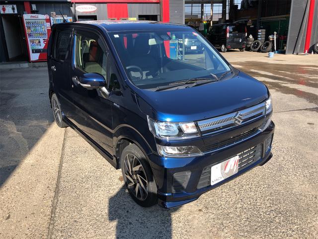 ワゴンＲ ハイブリッドＦＺ　リミテッド　４ＷＤ　レーダーセーフィティ　ナビ全周囲モニター　ナビＴＶフルセグ　シートヒーター　純正１５インチアルミ　オートＬＥＤヘッドライト　スマートキー　電格ミラー　車線逸脱警報機能付き（6枚目）