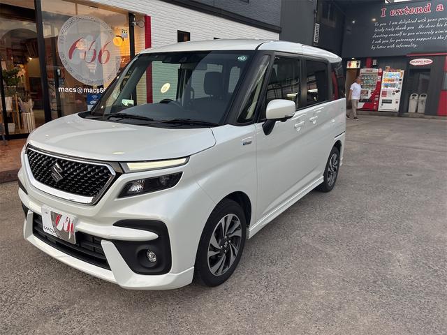 ソリオバンディット ハイブリッドＭＶ　４ＷＤ　全方位カメラ付きメモリーナビゲーション　ヘッドアップディスプレイ　スズキセーフィティサポート　衝突被害軽減システム　運転席助手席シートヒーター　両側パワースライドドア　サーキュレーター（7枚目）