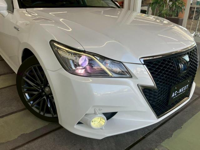 クラウンハイブリッド アスリートＳ　ブラックスタイル　アドバンスＰＫＧ　ＡＣＣ　純正８型ナビ　ＴＶ　ＢＴ　ＣＤ　ＤＶＤ　Ｂカメ　ＨＩＤヘッドライト　フォグランプ　オートライト　ＡＣＣ　ドラレコ　本革シート　Ｐシート　シートヒーター　シートエアコン（34枚目）