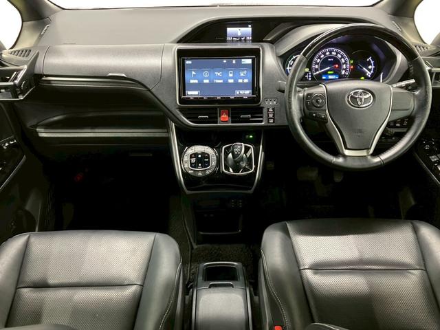 エスクァイア ハイブリッドGi 後期型 両側電動 純正9型ナビ 純正フリップダウン LEDヘッドライト オートハイビーム クルコン シートヒーター 衝突軽減ブレーキ レーンキープアシスト バックカメラ フルセグ Bluetooth(2枚目)