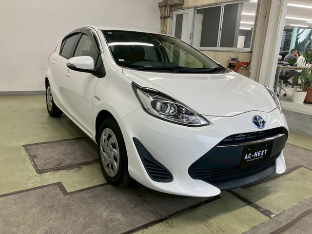 アクア S 後期型 衝突被害軽減ブレーキ レーンキープ オートハイビーム 純正ナビ バックモニター 地デジTV Bluetooth ステアリングリモコン スマートキー プッシュスタート オートエアコン ETC(23枚目)