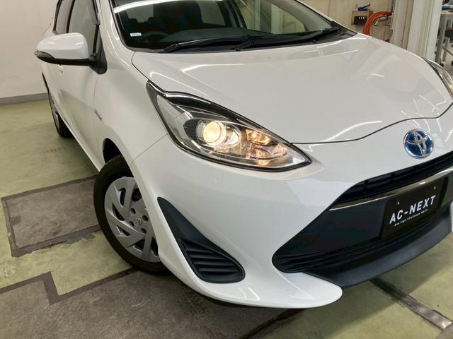 アクア S 後期型 衝突被害軽減ブレーキ レーンキープ オートハイビーム 純正ナビ バックモニター 地デジTV Bluetooth ステアリングリモコン スマートキー プッシュスタート オートエアコン ETC(35枚目)