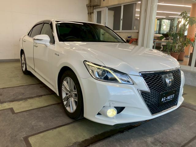 クラウンハイブリッド アスリートS クリアランスソナー LEDヘッドライト アダプティブクルーズコントロール パワーシート 純正ナビ バックカメラ フルセグTV MTモード 前後ドラレコ Bluetooth CD DVD ETC(23枚目)