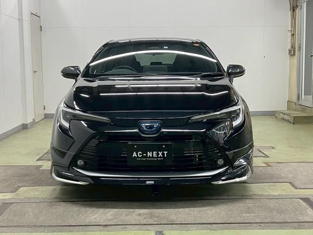 カローラツーリング ハイブリッド ダブルバイビー ワンオーナー モデリスタフルエアロ 10.5インチDPオーディオ ハーフレザー LEDヘッドライト バックカメラ 衝突軽減ブレーキ レーンキープアシスト AC100V電源 オートハイビーム ACC(4枚目)