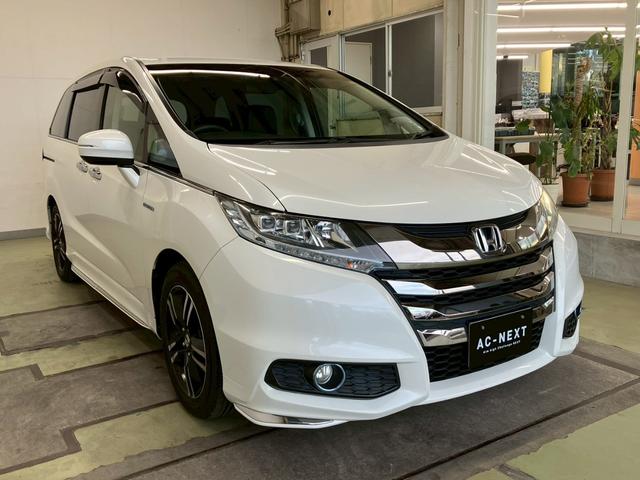 オデッセイハイブリッド ハイブリッドアブソルート・ホンダセンシングEXパック 7人乗 BSM LEDライト アルパインフリップダウ /両側電動スライドドア ハーフレザー パワーシート 衝突軽減ブレーキ レーンキープ バックカメラ フルセグ Bluetooth CD DVD(25枚目)