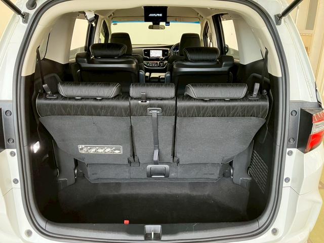 オデッセイハイブリッド ハイブリッドアブソルート・ホンダセンシングEXパック 7人乗 BSM LEDライト アルパインフリップダウ /両側電動スライドドア ハーフレザー パワーシート 衝突軽減ブレーキ レーンキープ バックカメラ フルセグ Bluetooth CD DVD(33枚目)