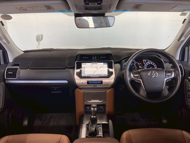 ランドクルーザープラド TX Lパッケージ 70thアニバーサリーリミテッド 1オーナー ムーンルーフ JAOSスキッププレート ガナドールマフラー RAYS18インチAW リフトアップ 9型ナビ バックカメラ シートヒーター 茶側シート LEDライト ACC セーフティセンス(2枚目)