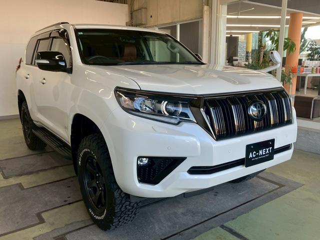 ランドクルーザープラド TX Lパッケージ 70thアニバーサリーリミテッド 1オーナー ムーンルーフ JAOSスキッププレート ガナドールマフラー RAYS18インチAW リフトアップ 9型ナビ バックカメラ シートヒーター 茶側シート LEDライト ACC セーフティセンス(31枚目)