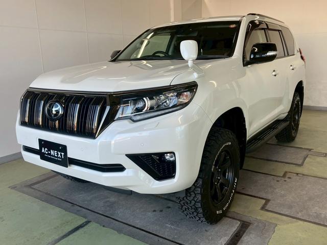 ランドクルーザープラド TX Lパッケージ 70thアニバーサリーリミテッド 1オーナー ムーンルーフ JAOSスキッププレート ガナドールマフラー RAYS18インチAW リフトアップ 9型ナビ バックカメラ シートヒーター 茶側シート LEDライト ACC セーフティセンス(49枚目)