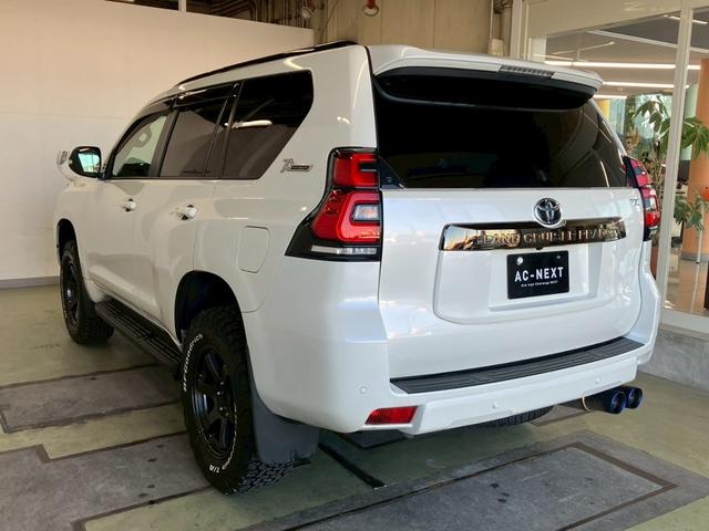 ランドクルーザープラド TX Lパッケージ 70thアニバーサリーリミテッド 1オーナー ムーンルーフ JAOSスキッププレート ガナドールマフラー RAYS18インチAW リフトアップ 9型ナビ バックカメラ シートヒーター 茶側シート LEDライト ACC セーフティセンス(52枚目)