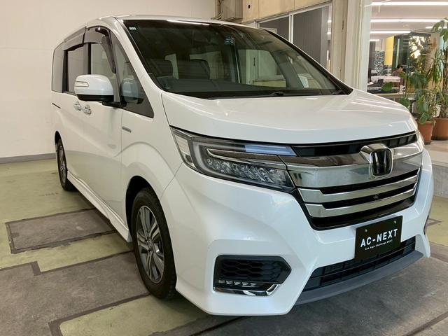 ステップワゴンスパーダ スパーダハイブリッド　Ｇ・ＥＸ　ホンダセンシング　純正９インチナビ　１０インチフリップダウンモニター　全周囲カメラ　ＡＣＣ　ＬＥＤライト　両側電動ドア　衝突軽減ブレーキ　ドラレコ　後席エアコン　ＥＴＣ　横滑り防止　シートヒーター　ハーフレザーシート（27枚目）